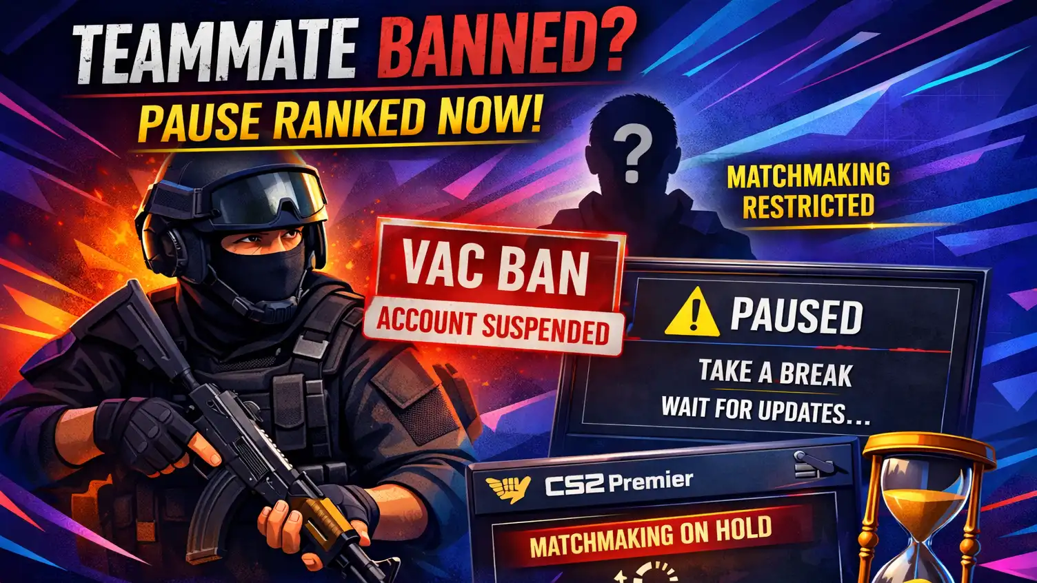 CS2 Players Urged to Pause Ranked After Teammate Ban — What It Means for Your Account Safety
